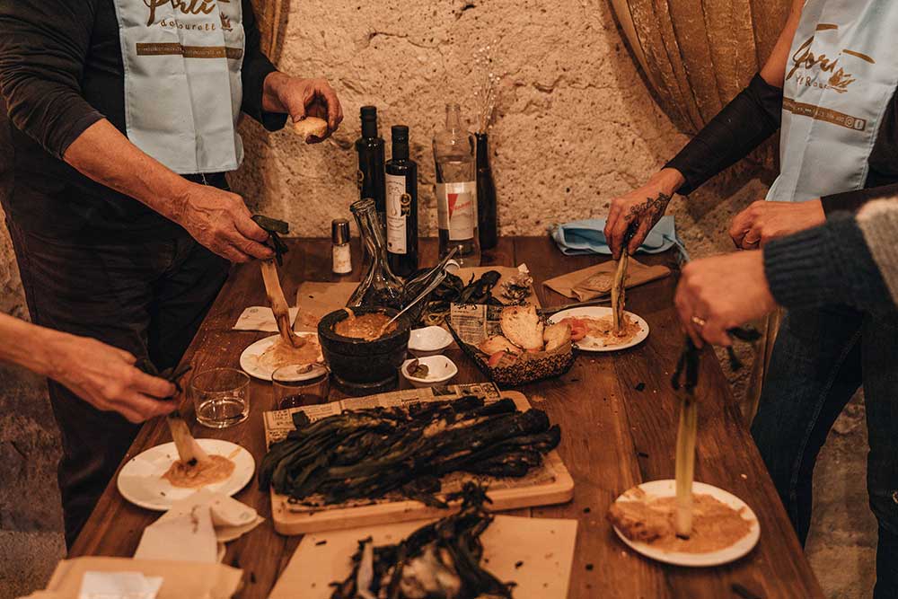 Calçots en Fortí del Rourell