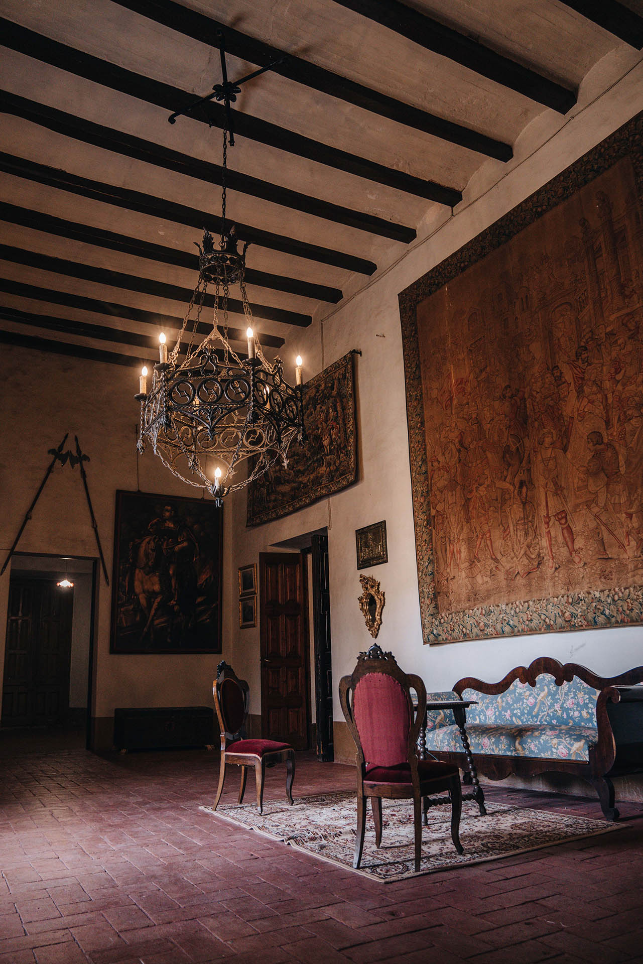 Interior castillo Rourell